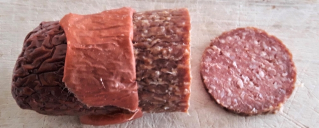 Spegepølse, hvidløg